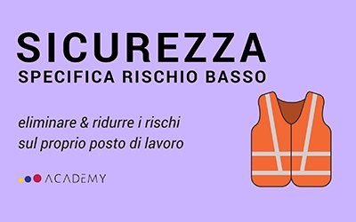 Formazione specifica dei lavoratori a rischio basso