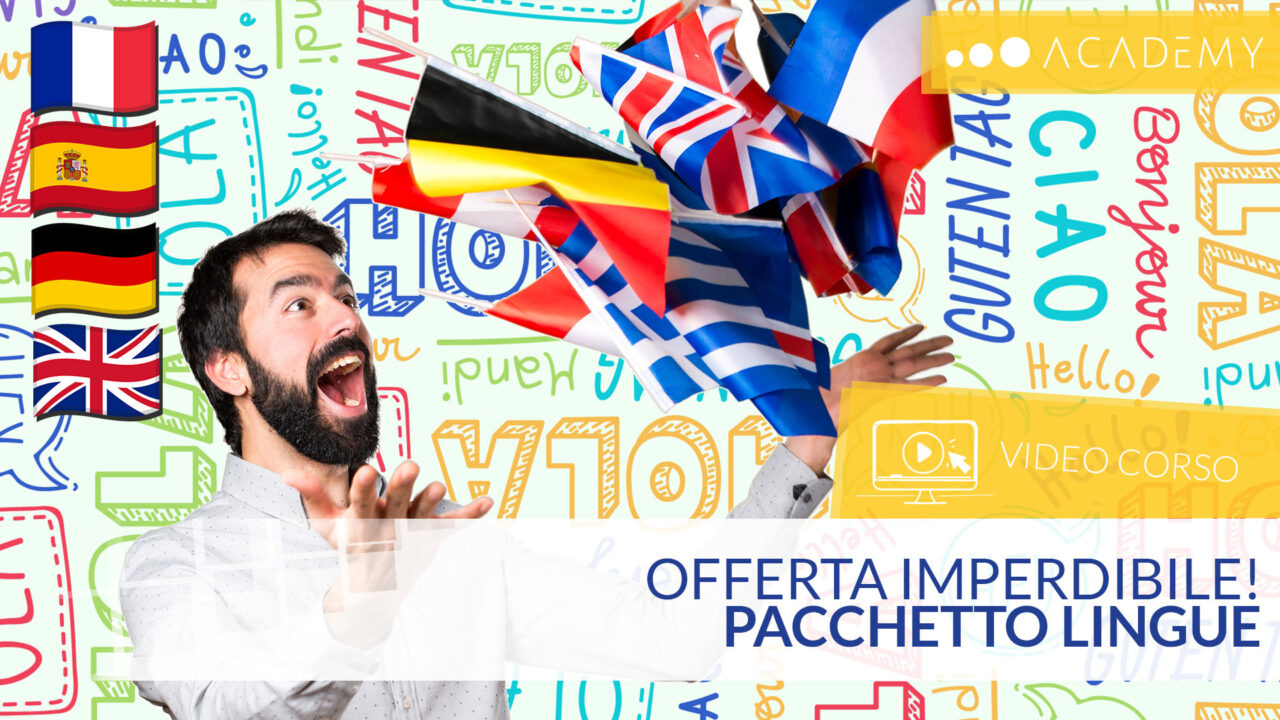 PROMO LINGUE: 4 CORSI AD UN PREZZO UNICO!